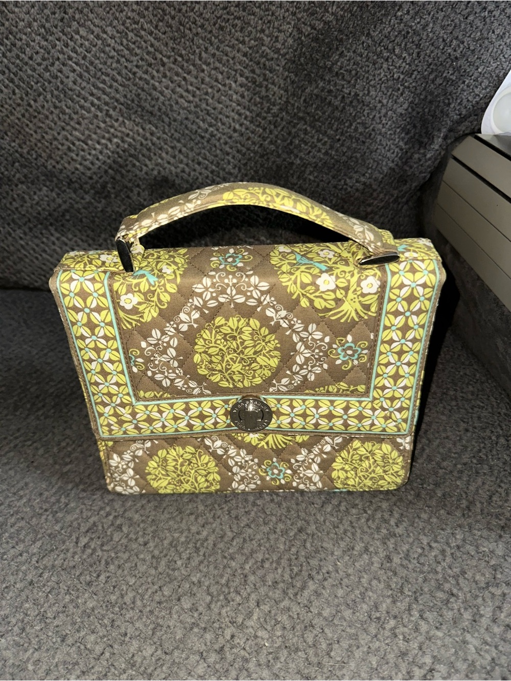 Vera Bradley Retired "Sittin in a Tree “Crossbody Hand Carry Julia Bag Purse